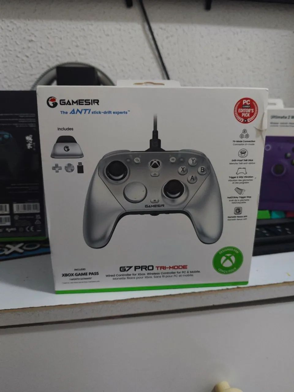 Gamesir G7 pro versão prata lacrado.