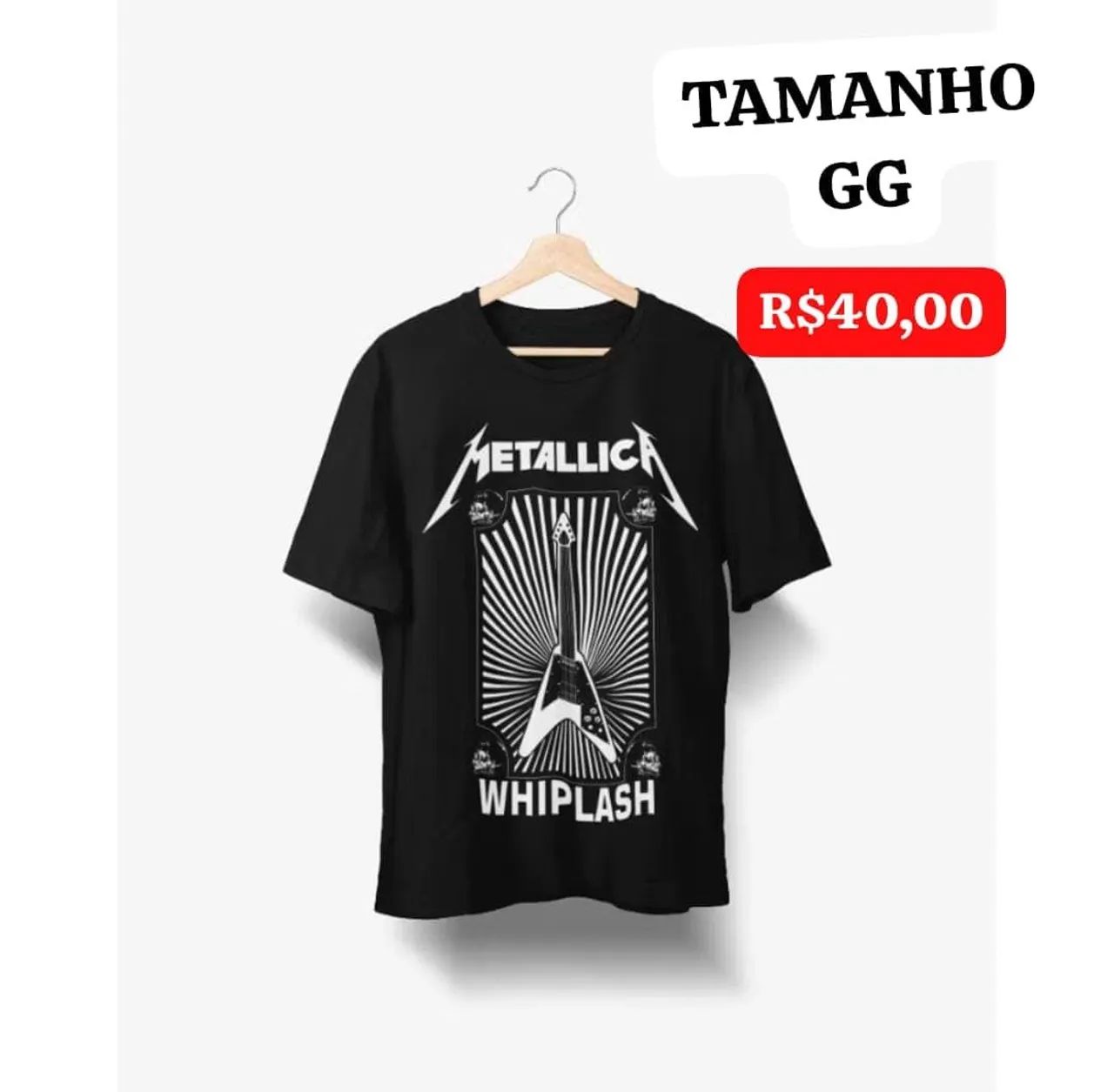 Camisa de banda de rock 