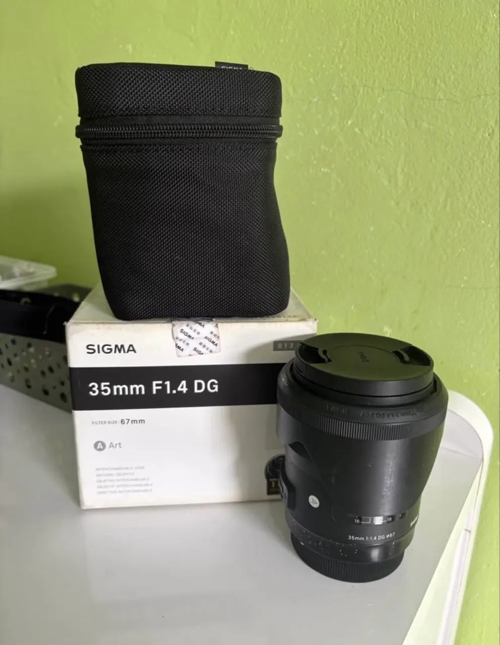Lente Sigma 35mm f/1.4 Art para Canon - Impecável + Parcelamento