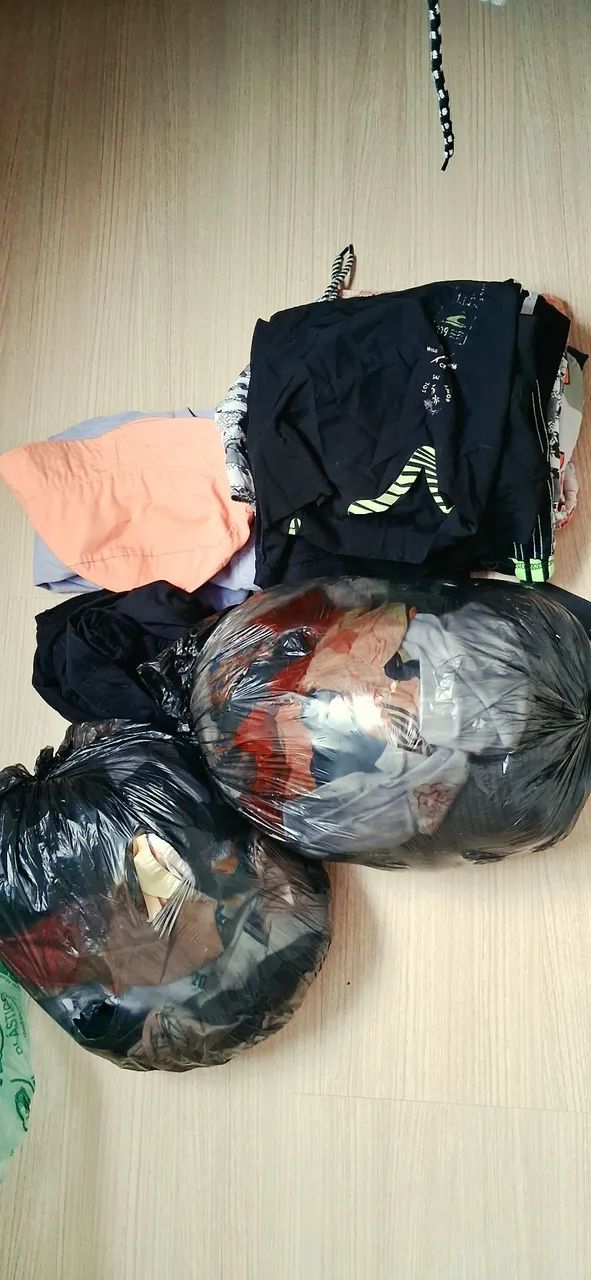 Roupas para doação 