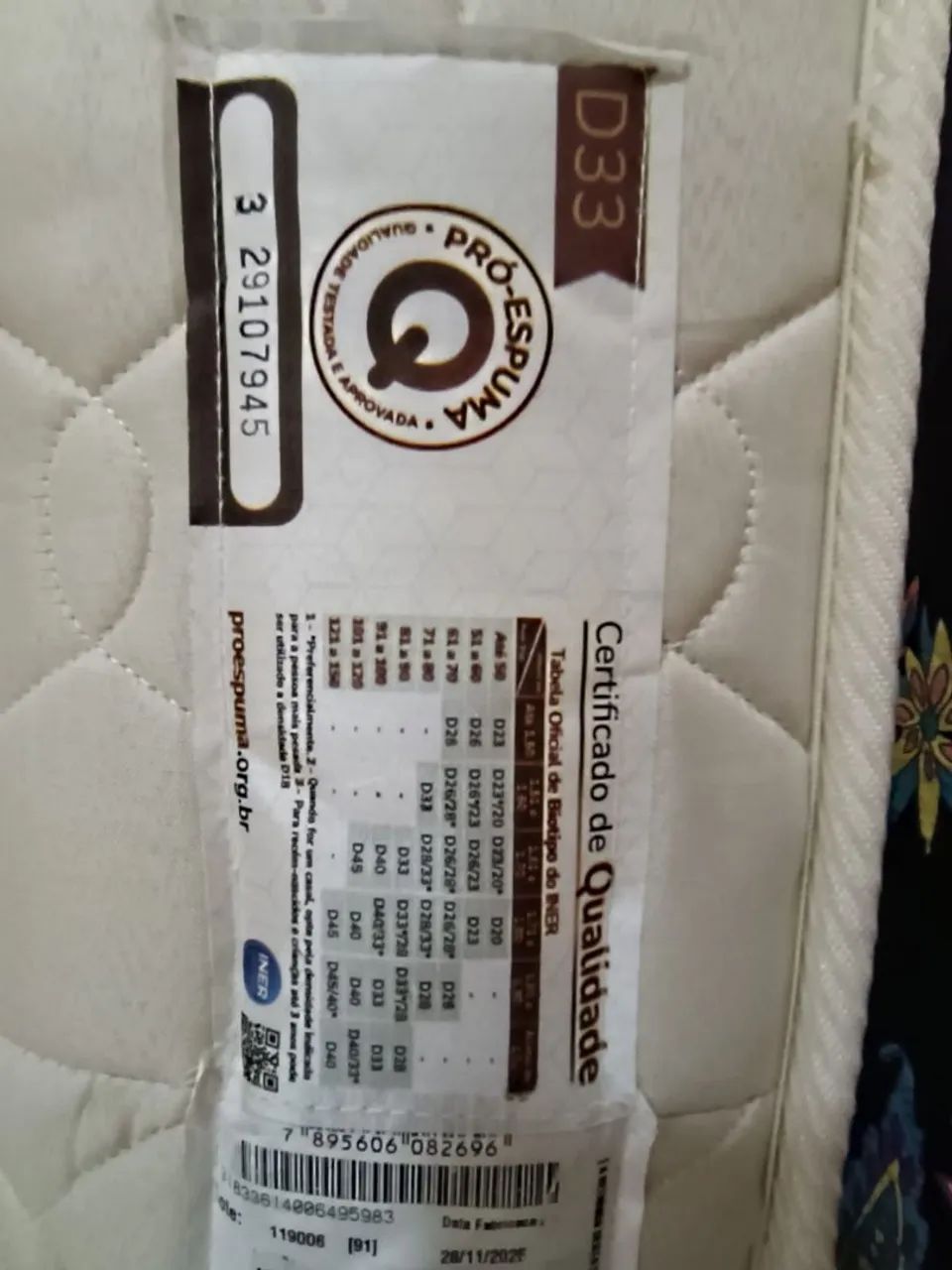 Colchão de espuma Castor  - Foto 2