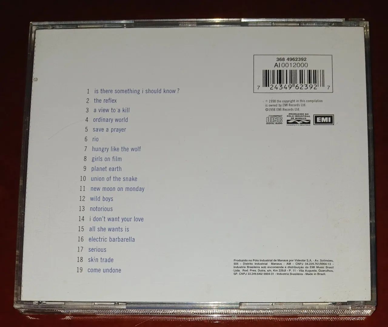 Cd Duran Duran - Greatest  - Foto 2