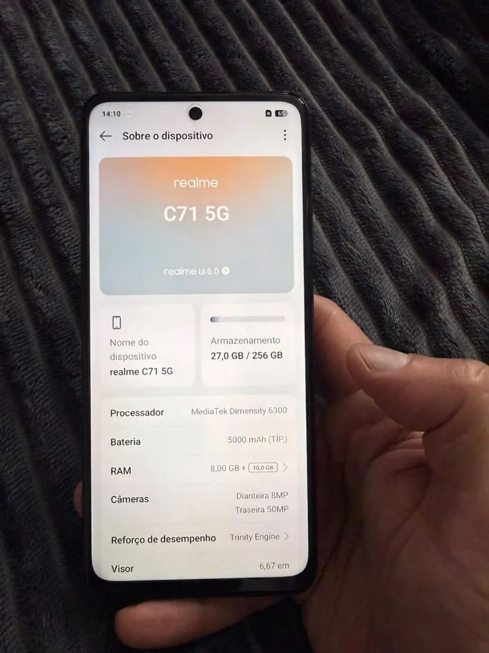 Realme C71 256GB VERSAO 5G - Foto 2