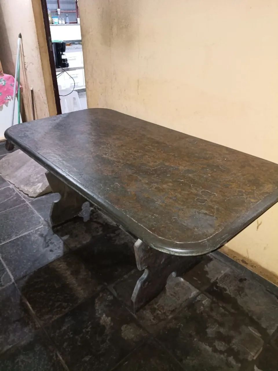 Mesa de ardósia 85cm x 166cm - Foto 3