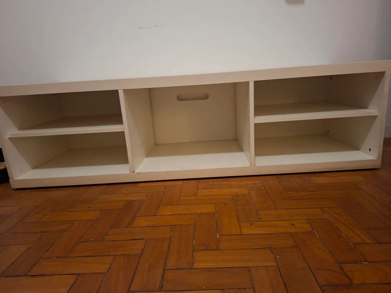 rack de madeira branco - Foto 2
