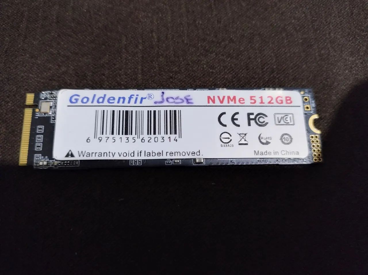 SSD mve 512 gigas