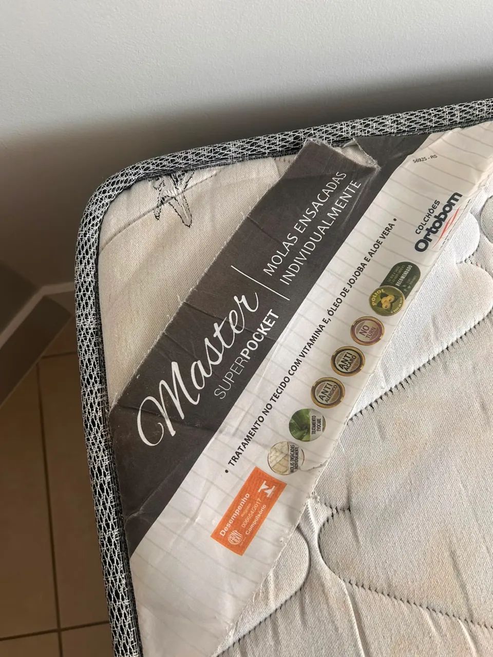 Cama Solteiro Ortobom com Auxiliar (Bicama) + Colchão - Foto 3