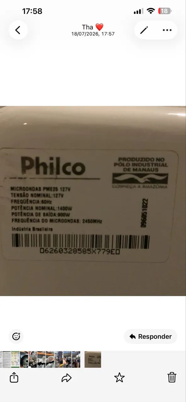 Forno Microondas Philco Super Conservado  - Foto 2