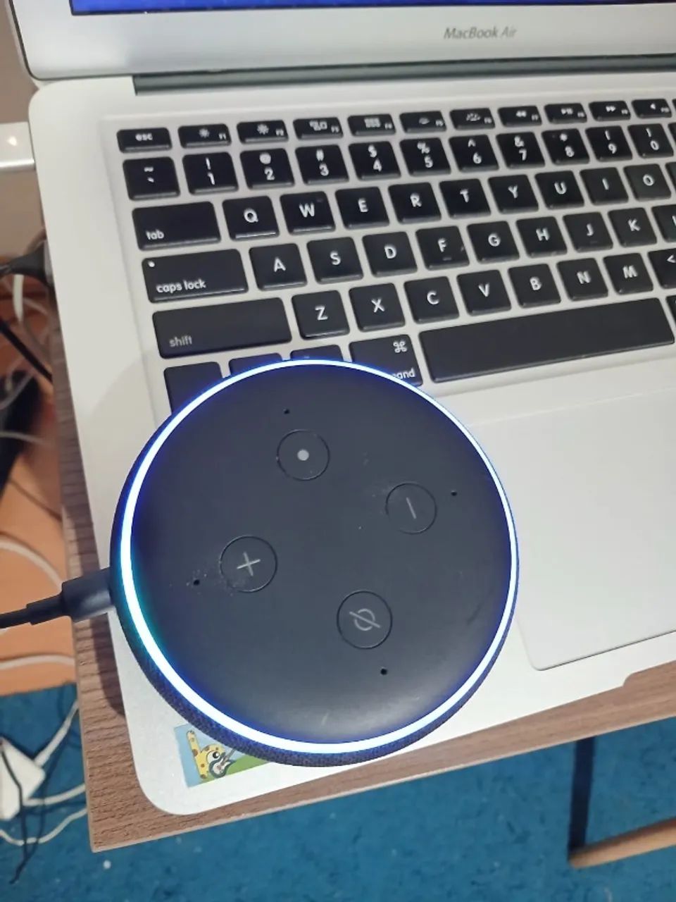 Echo Dot (3ª Geração) - Funcionando perfeitamente