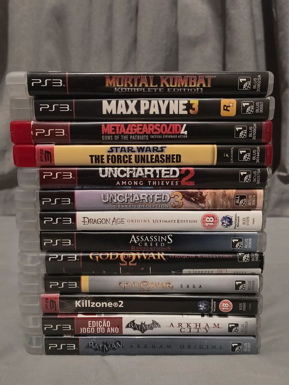 Lote 13 jogos ps3