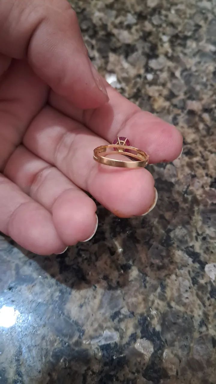 Vendo Anel em Ouro 18k  - Foto 3