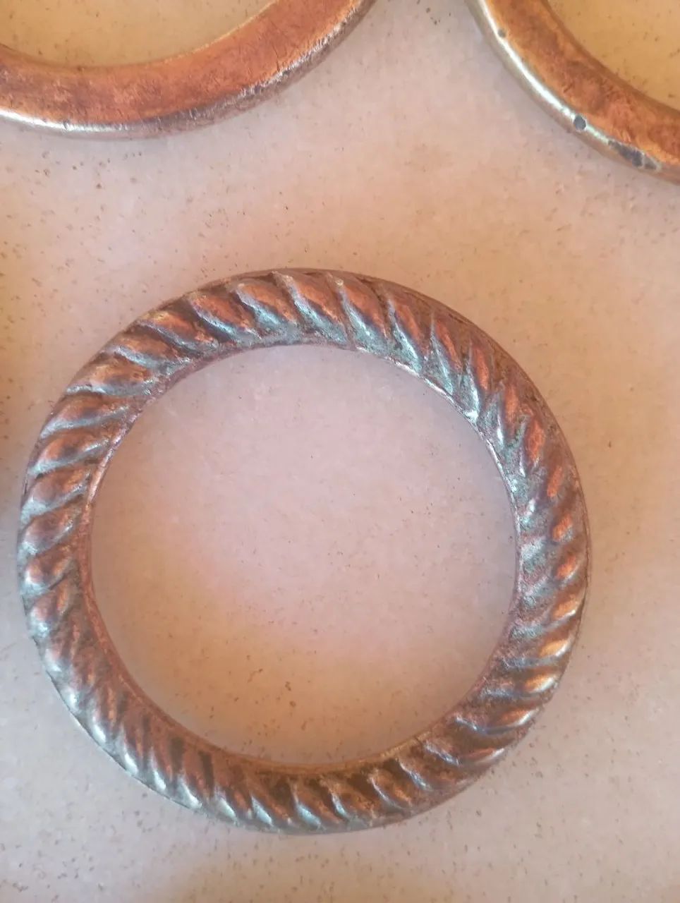 Argolas antigas em bronze para peitorais de cavalo - Foto 6