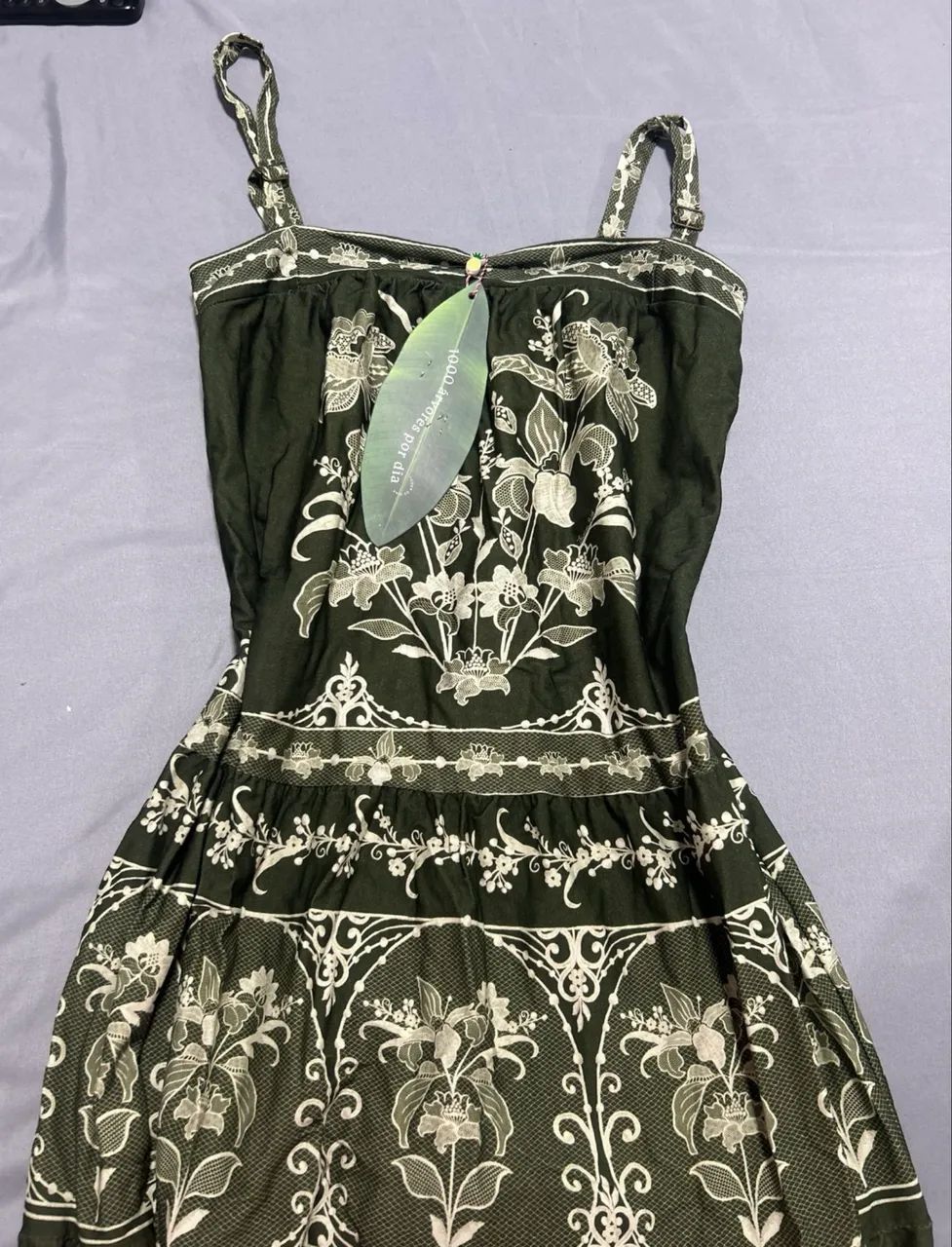 Vestido longo farm nunca usado 