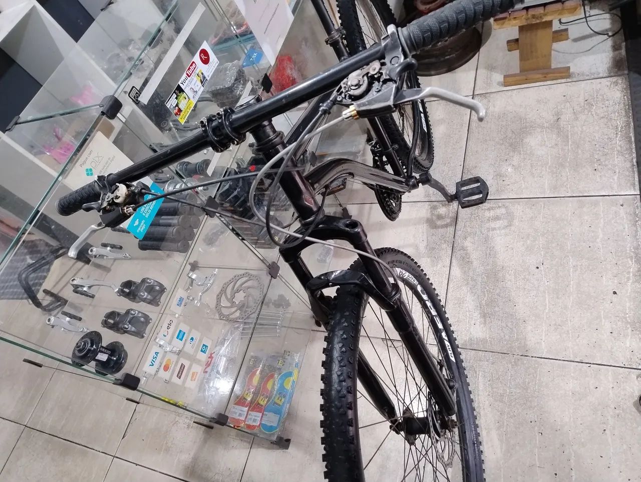 Vendo bike aro 29 de ferro  - Foto 4