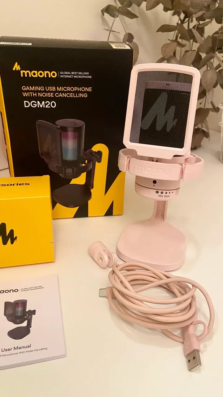 Microfone Maono DGM20 Rosa - Foto 3