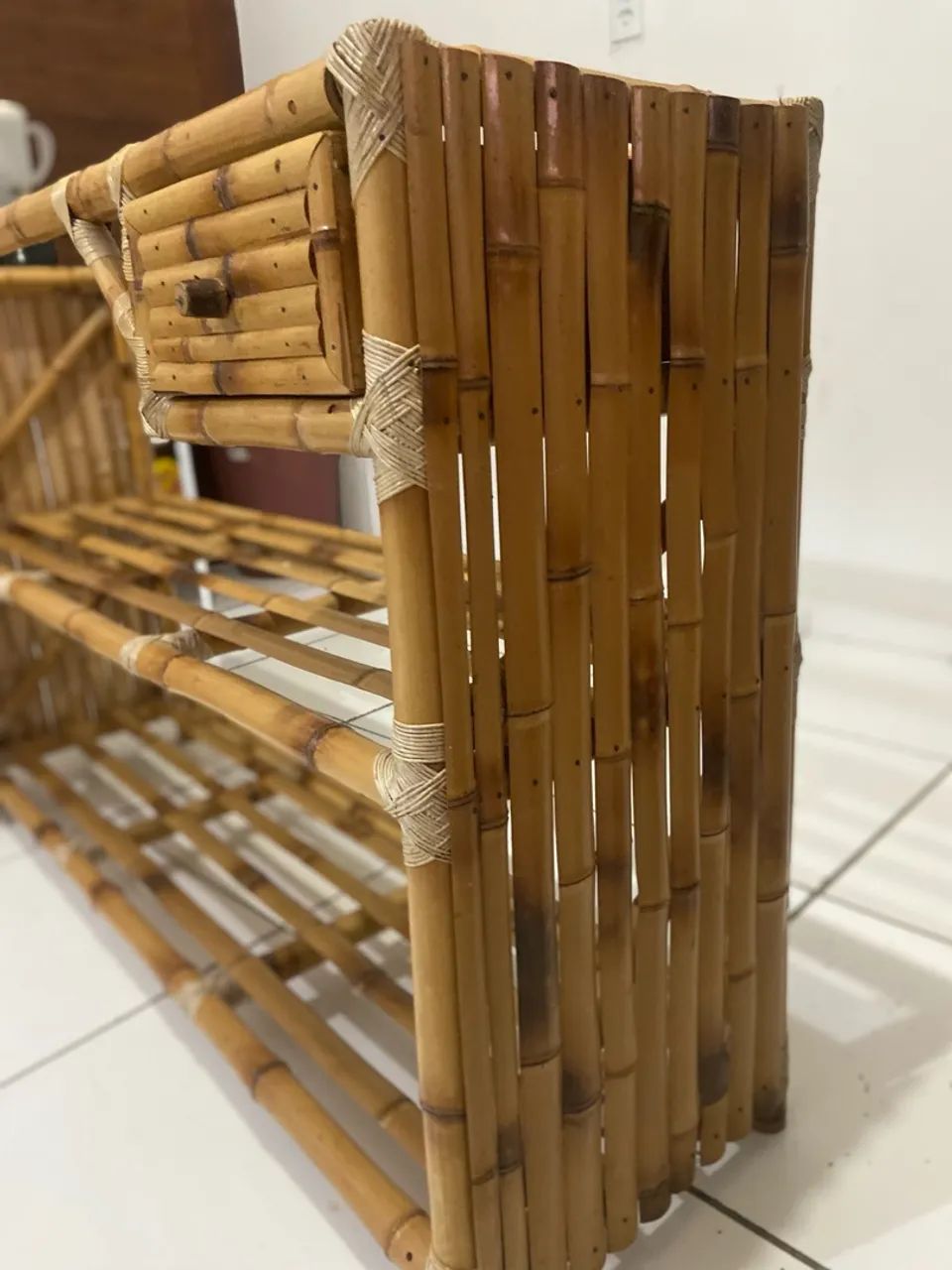 Móvel de Bambu com Gaveta  - Foto 2