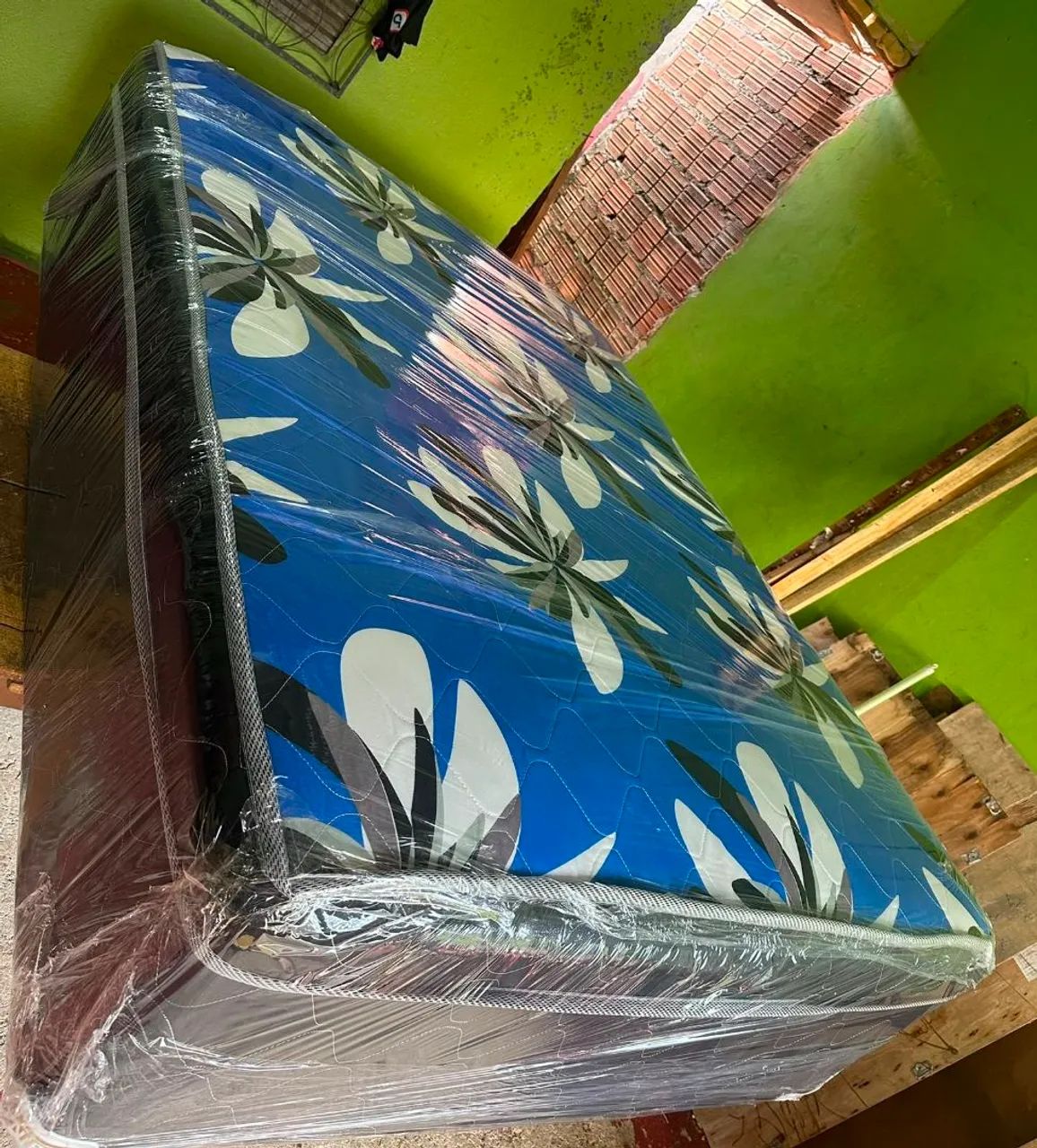 CAMA BOX CASAL ESPUMA 20CM
