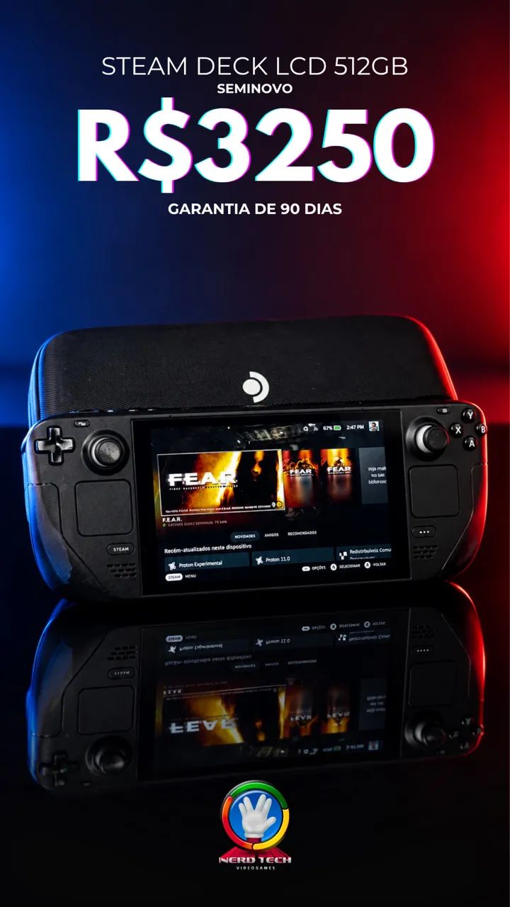 Steam Deck seminovo