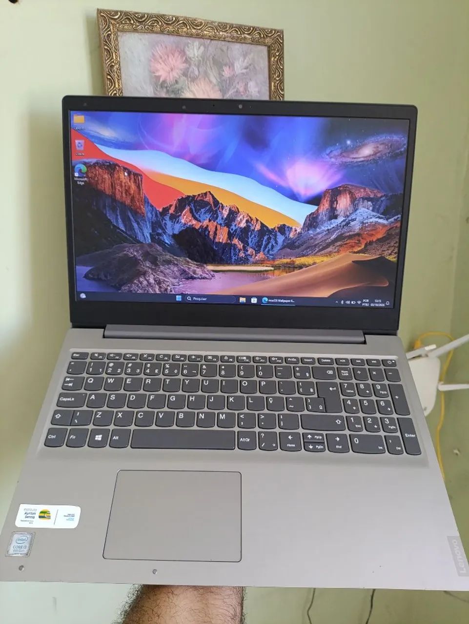 Notebook LENOVO ideapad i3 tela 15.6 Com SSD