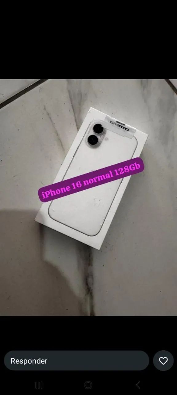 Iphone 16 128gb lacrado 