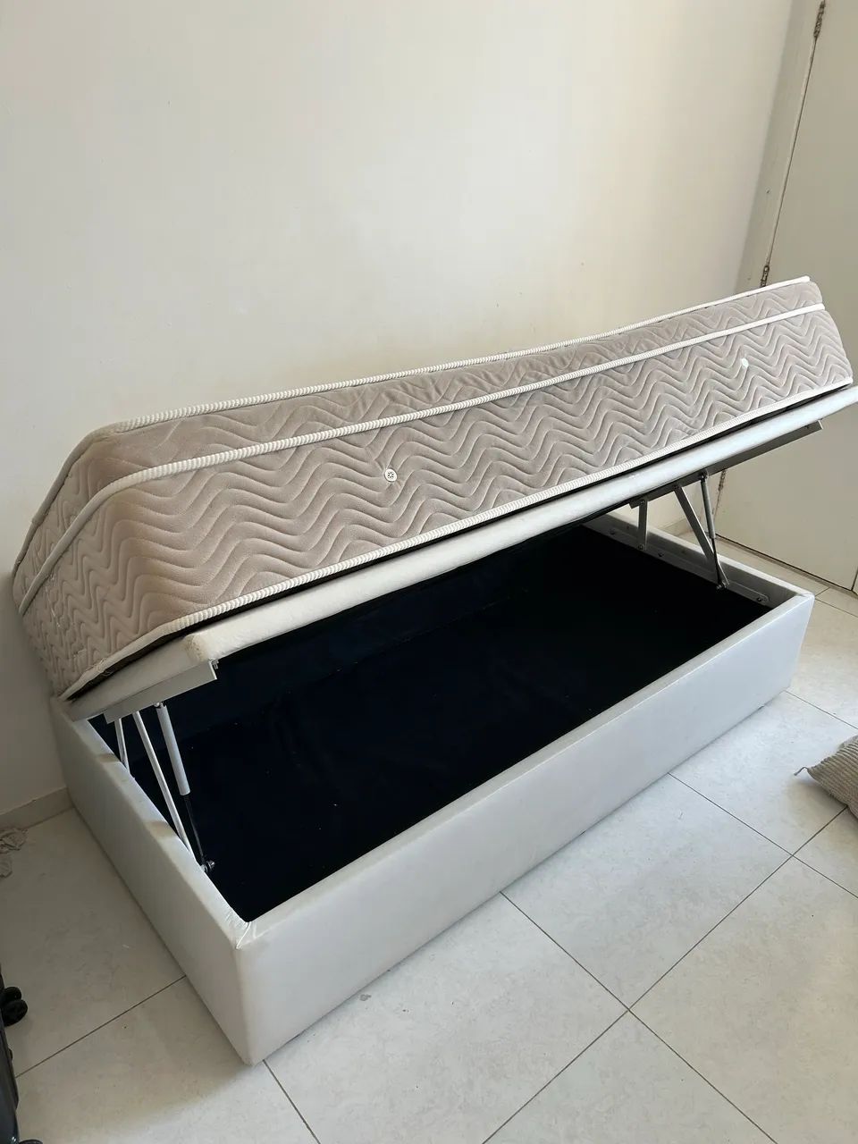 CONJUNTO Cama Box Baú Solteiro + Colchão Ortobom Premium - Foto 3