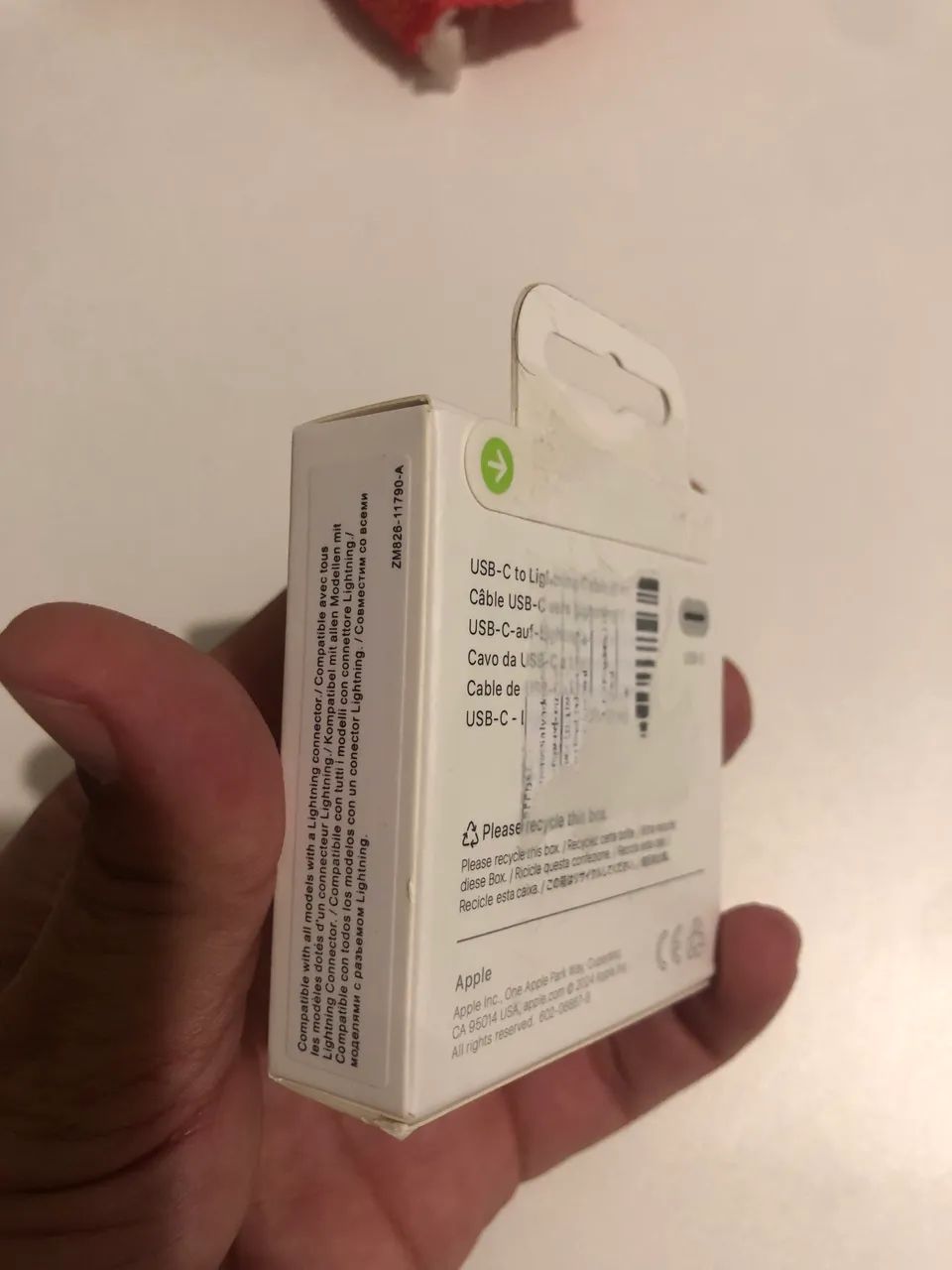 Cabo Original Apple USB-C para Lightning 1m - Lacrado - Foto 2