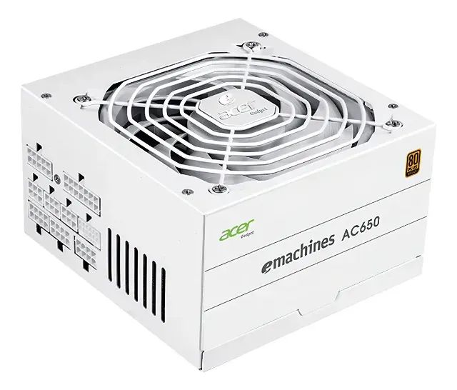 Fonte Full Modular Ac650 Branca 650w 80 Plus Bronze - Foto 2