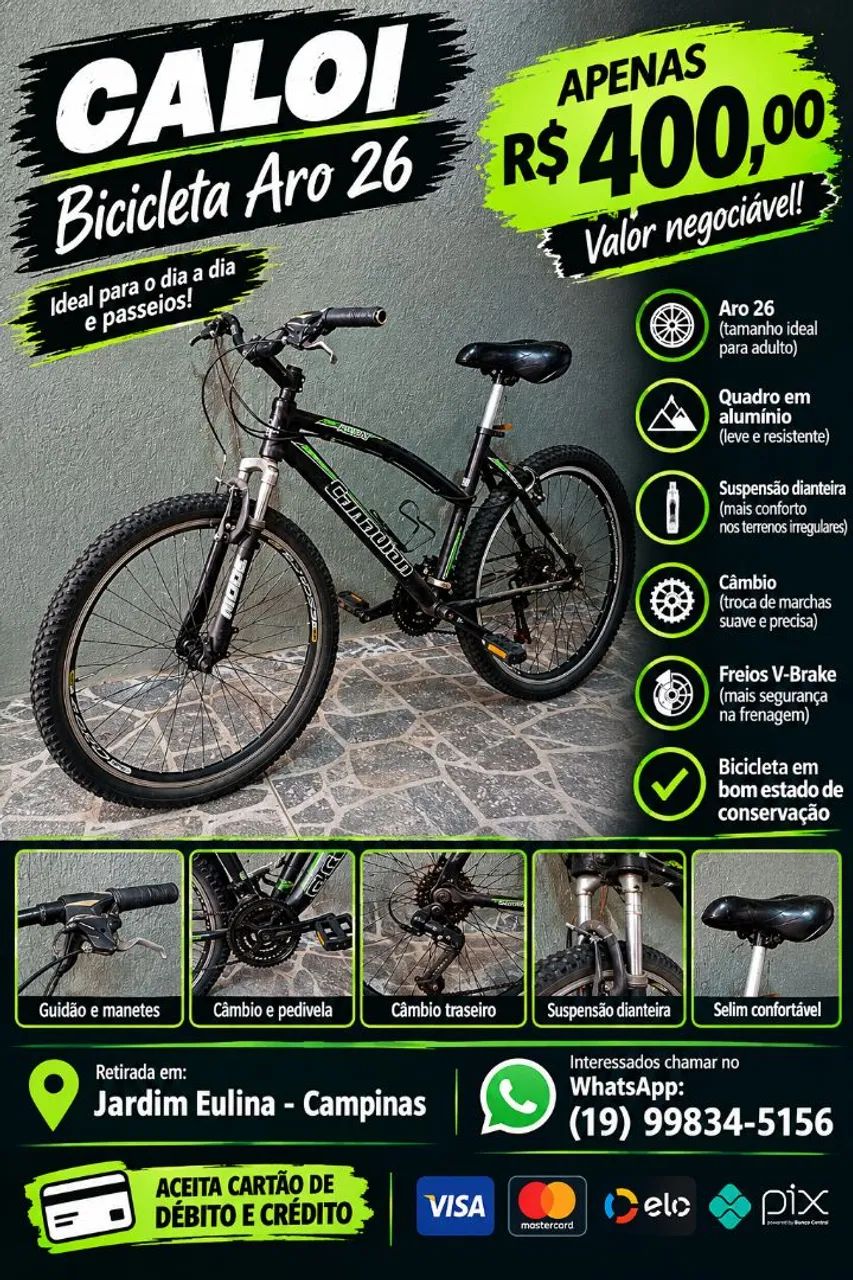 Bicicleta Canadian aro 26