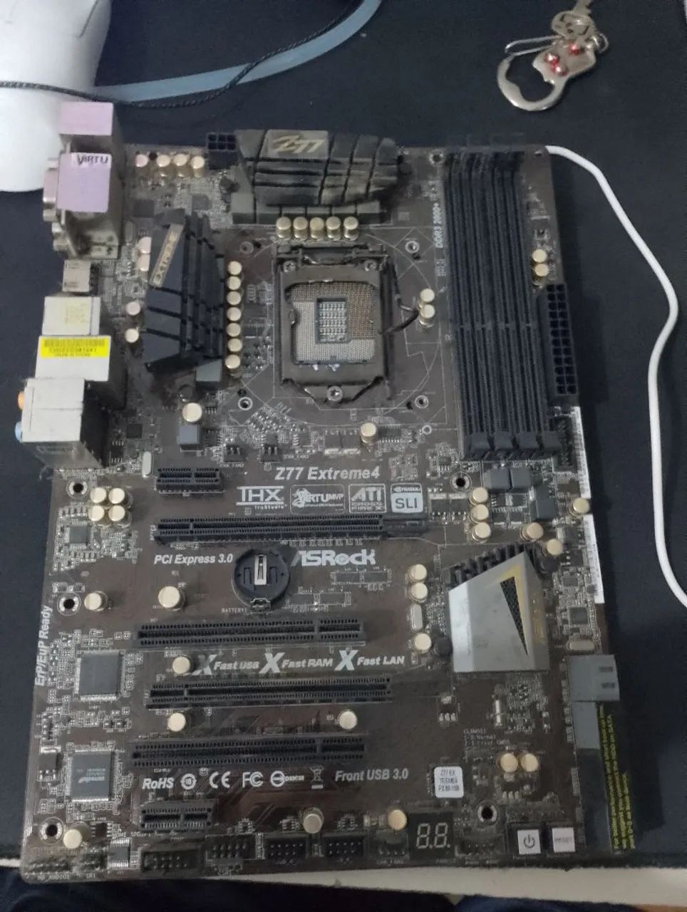 Placa mãe ddr3 asrock z77 extreme