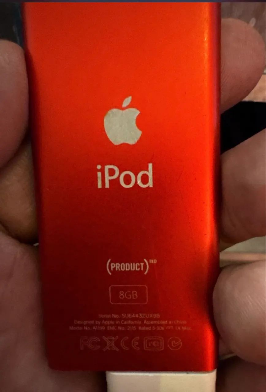ipod nano 2ª geração 8gb red LEIA!!! - Equipamentos e Acessórios