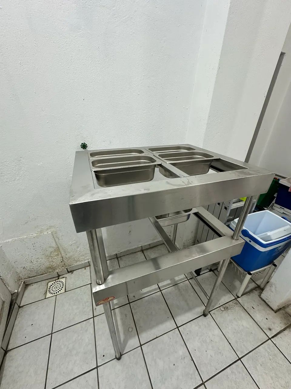 Suporte mesa para alimentos em inox - Foto 3