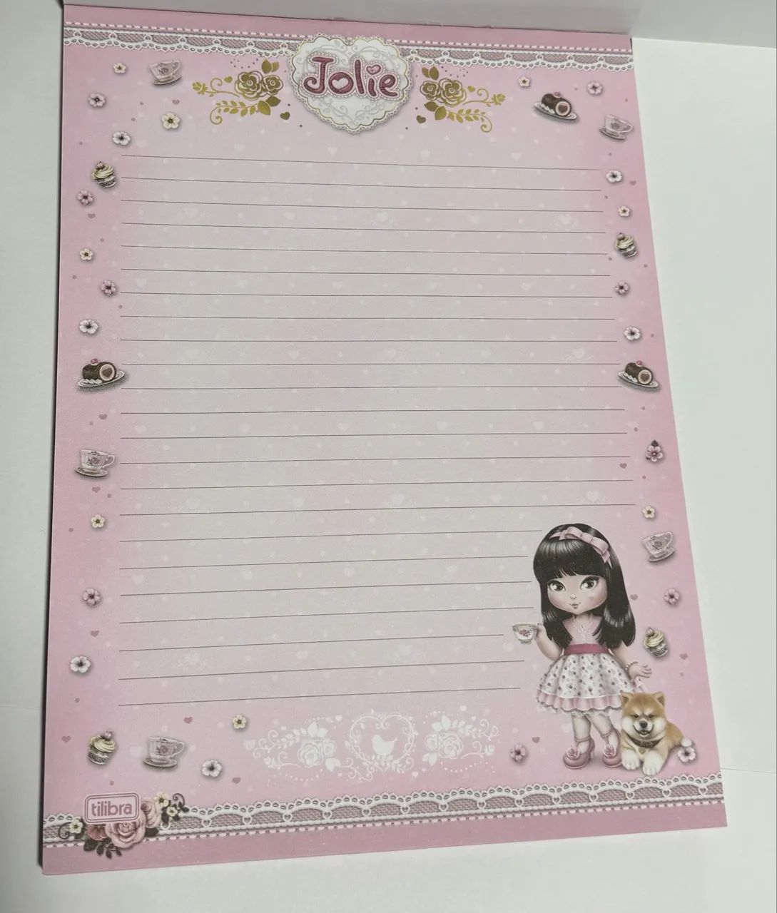 Papel de carta Jolie Tilibra 