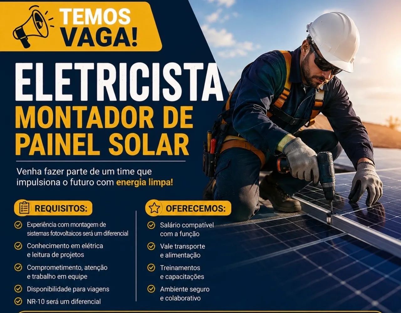 Eletricista montador 