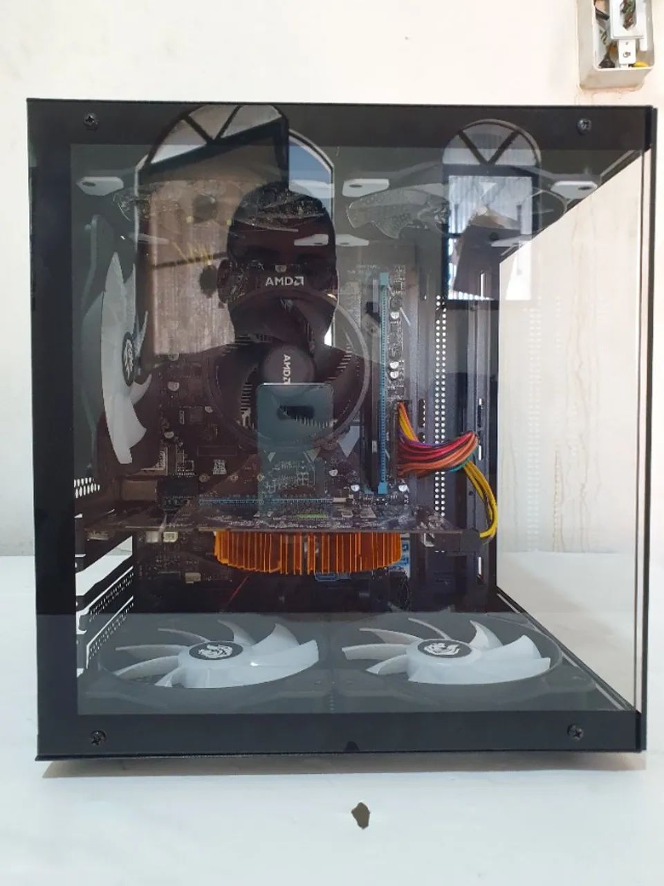 Gabinete CPU Gamer RYZEN 5 1600X Six Core / 8GB RAM ddr4 / ssd 240gb R$ = 1.292,00 - Foto 4