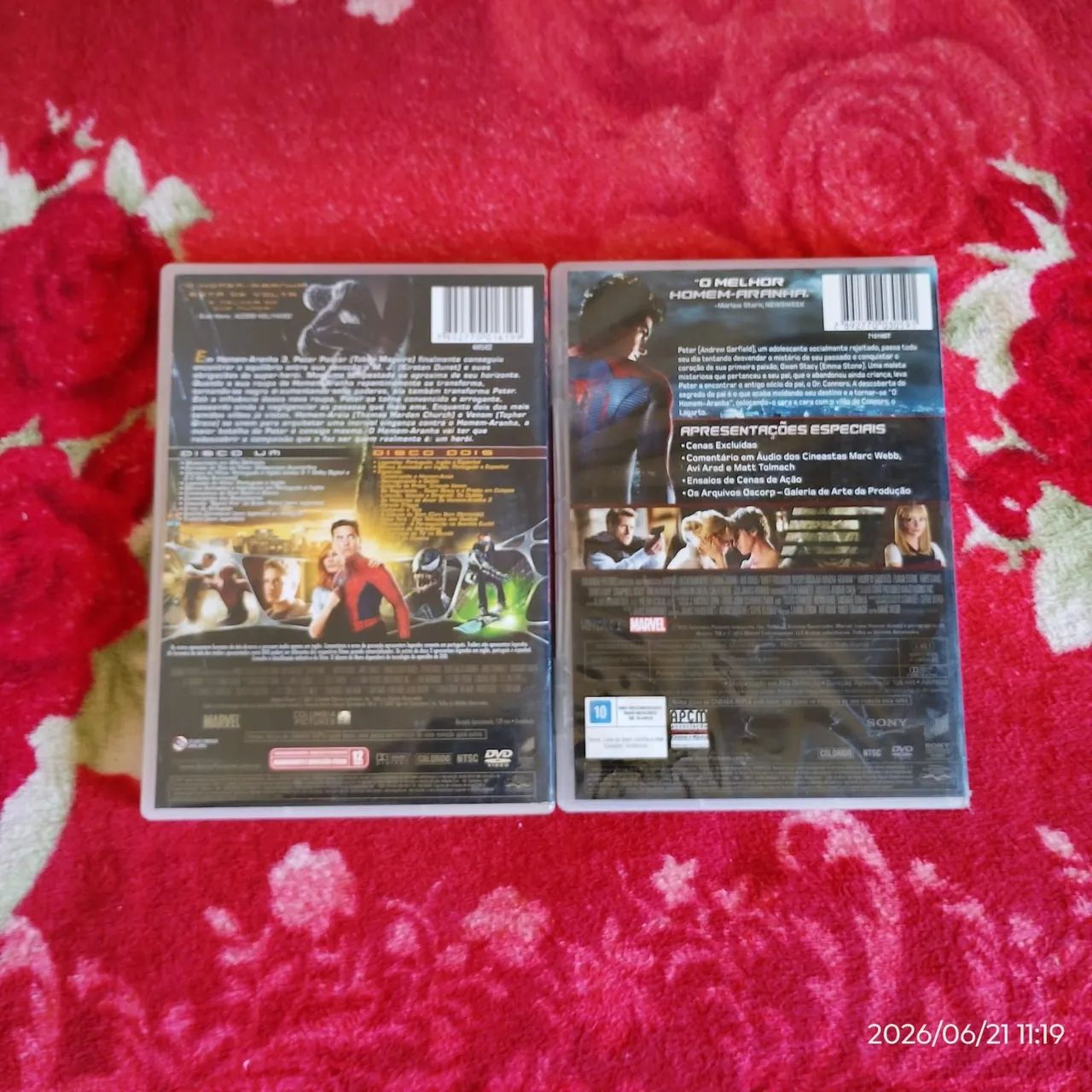 DVD HOMEM ARANHA 1 e 3 - Foto 2