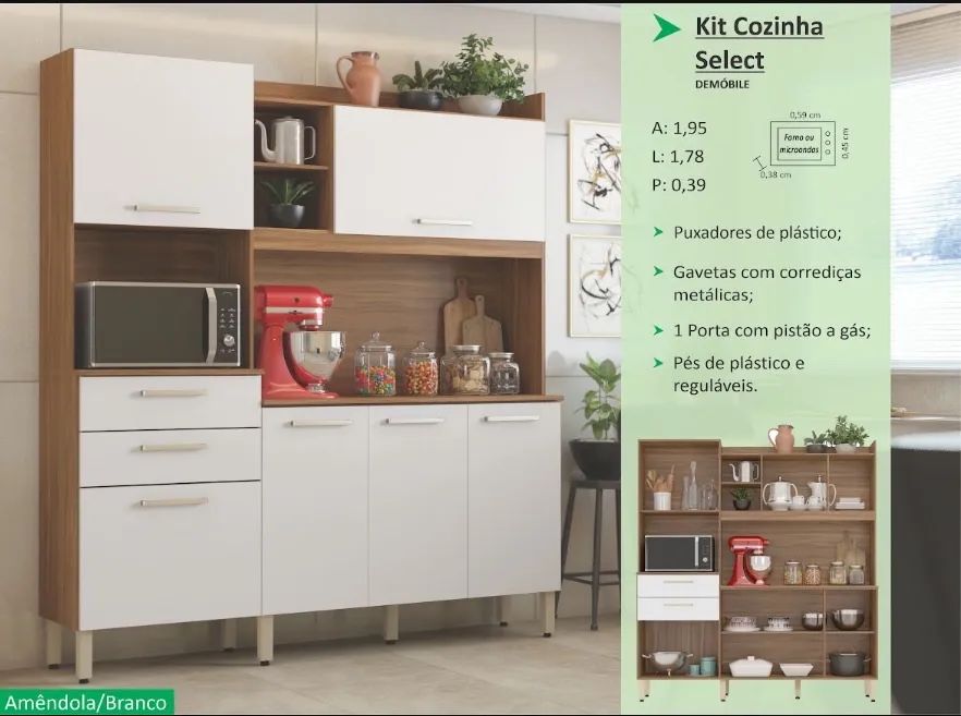 Armário de Cozinha Select 1,78m