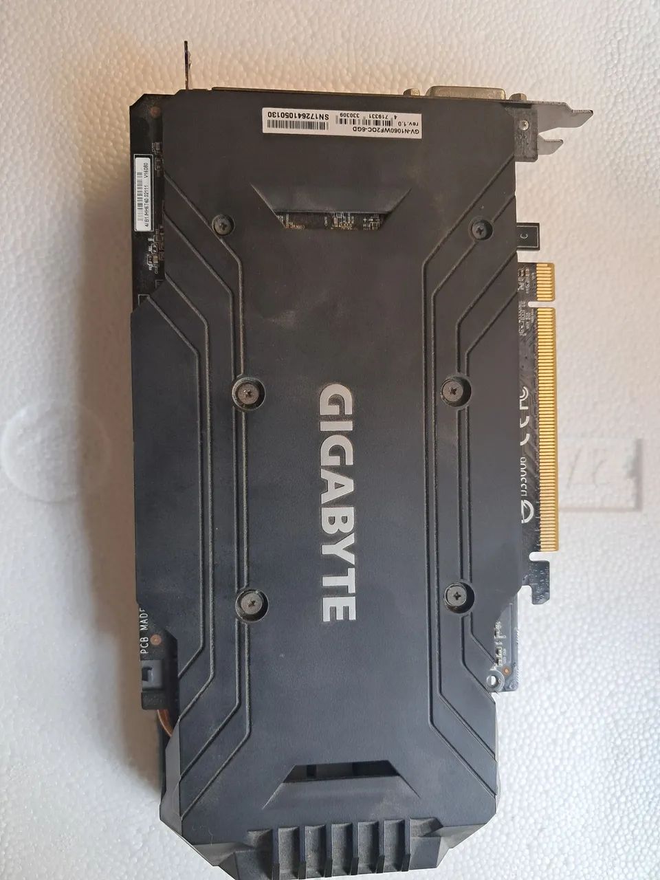 Placa de vídeo Gigabyte Gforce GTX 1060 GDDR5 - Foto 2