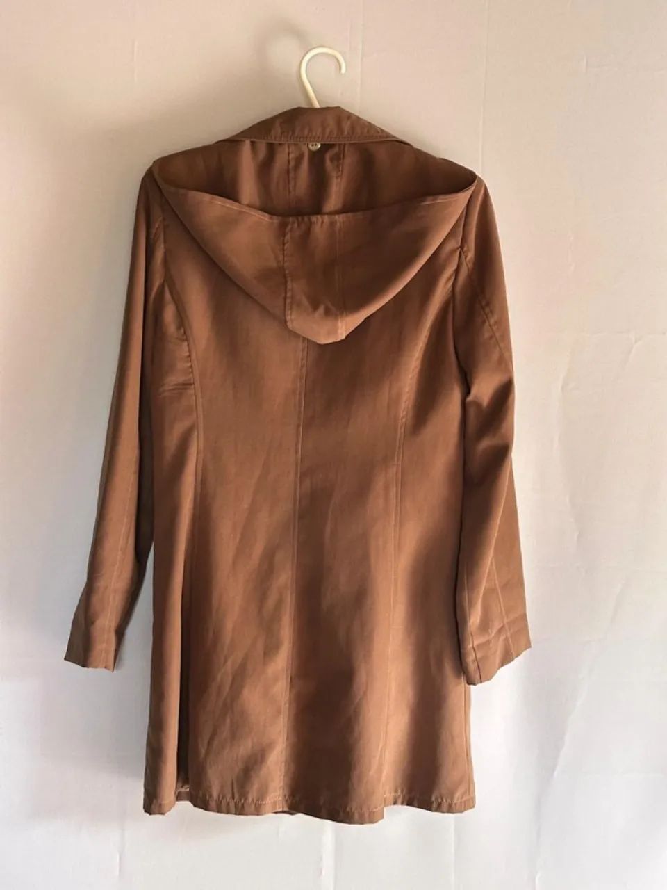 Gabardine feminina marrom, M - Foto 2