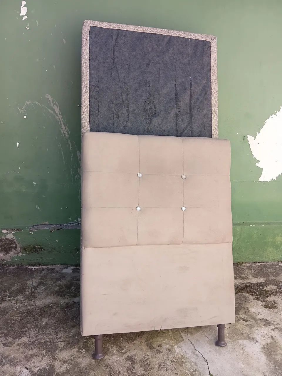 Base de cama box solteiro com cabeceira - Foto 2