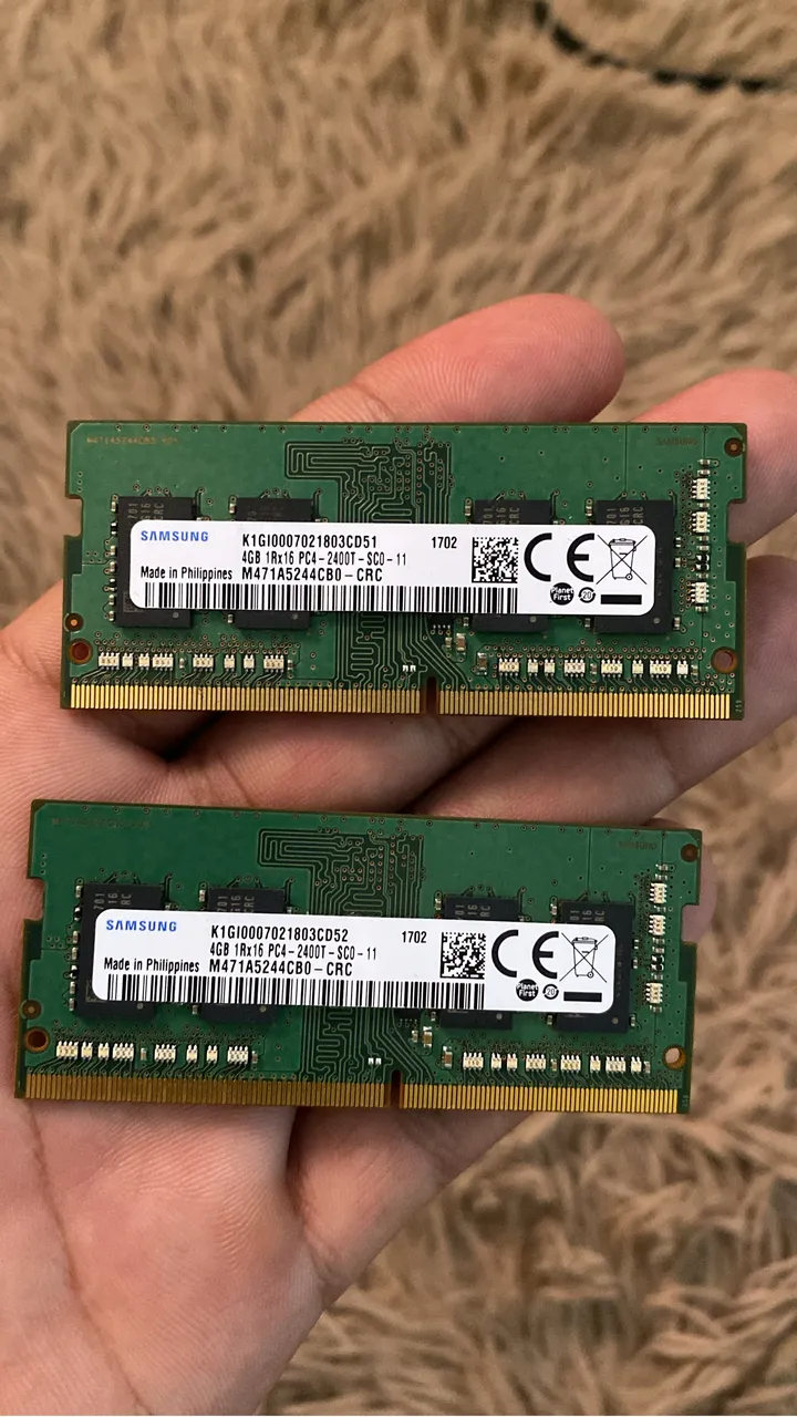 8GB DDR4-2666 メモリー 4枚セット（中古） Memória RAM 8GB DDR4 2666MHz - Notebook - Memória RAM - Praia do
