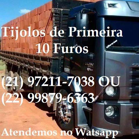 Promoção de Tijolos direto da Fábrica em Campos > 21 97211-7038