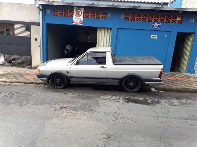 Volkswagen Saveiro GL 1.8 Turbo recaro bbs 17 manual chave reserva legalizada doc 19 - Foto 4