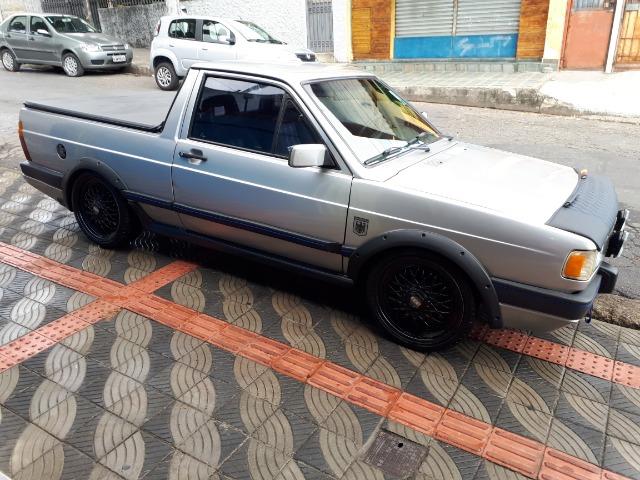 Volkswagen Saveiro GL 1.8 Turbo recaro bbs 17 manual chave reserva legalizada doc 19 - Foto 6