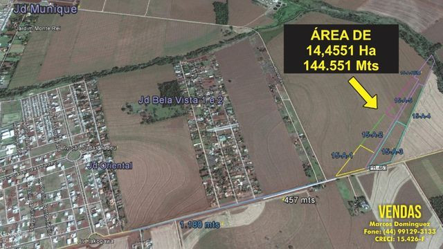 Sitio com 14,45 Ha ( 144.551 mts ) Prox. Perímetro Urbano. - Foto 2