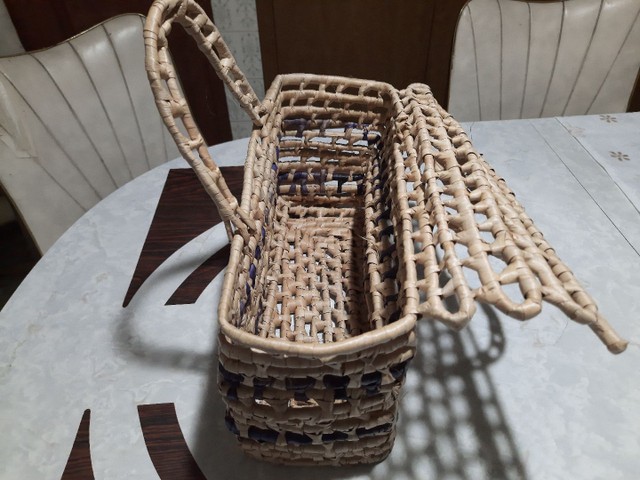 Bolsa de Palha, moda Praia e Piscina. Pouco usada.  - Foto 4