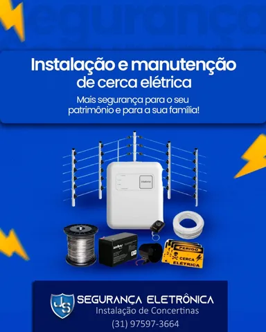 Concertinas e cercas elétrica.
