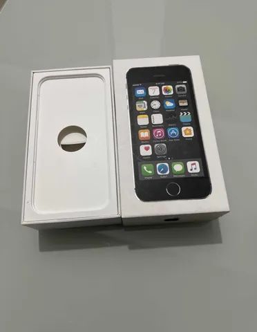 Caixa iPhone 5s Preto Vazia - Foto 2