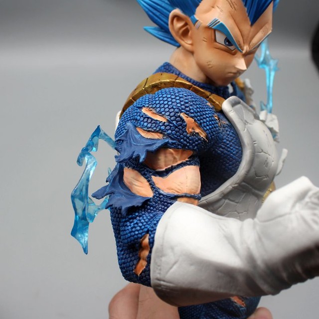 Boneco vegeta 45Cm Gigante Novo Super Sayajin Amigo Goku Trunks 