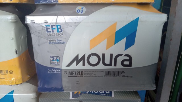Bateria Moura EFB 72 ah , Toro e Renegate  !!!! A base de trocar !!!