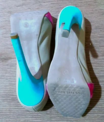 Sandália Peep Toe Via Marte, nº 36 - Foto 4